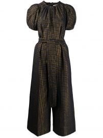 Lennon checked jumpsuit at Farfetch